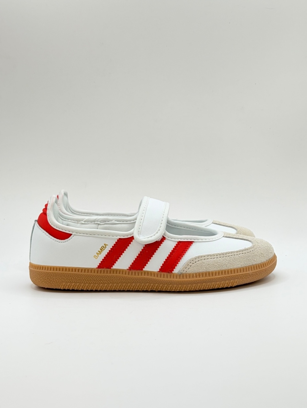 Adidas Samba Mary Jane Sneakers White Red 4Y/5W